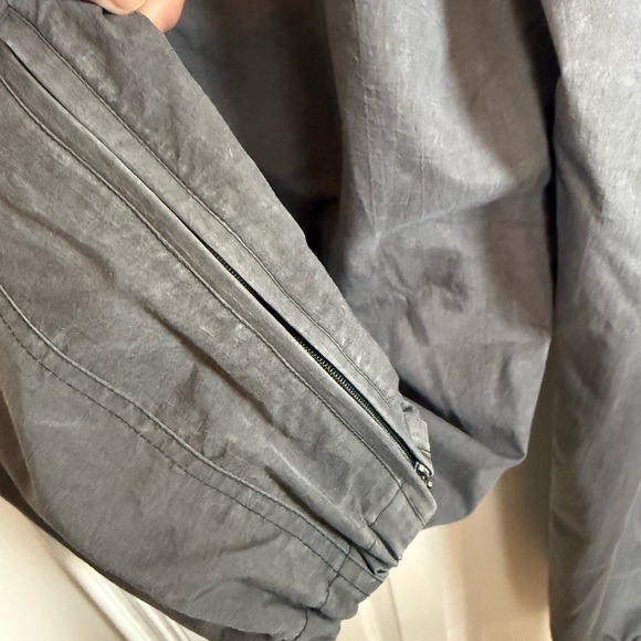 VANGRACK Men’s Swoosh Pants Hip Hop Nylon Windbreaker Green Size XL - Picture 5 of 9